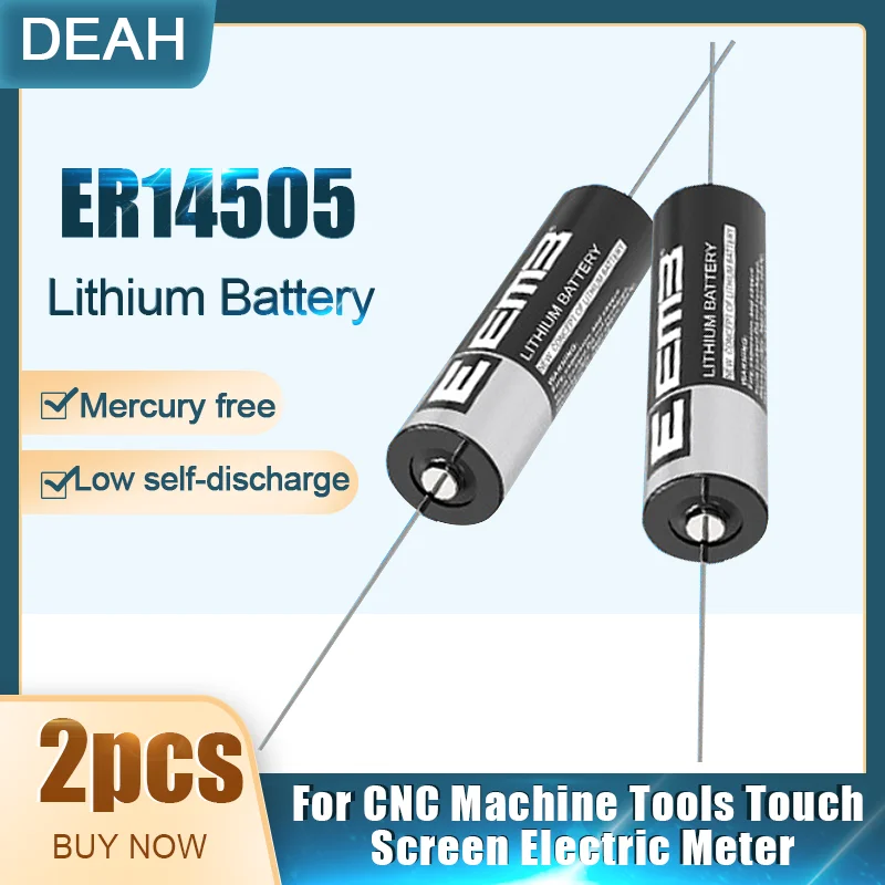 2 шт. EEMB ER14505 LS14500 3 6 В 2400 мАч AA литиевая батарея LR6 R6P для счетчика воды IC карта GPS Camer