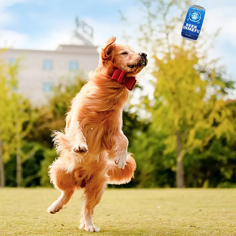 Симпатичные плюшевые жевательные игрушки для собак с пищащим шумом праздничный