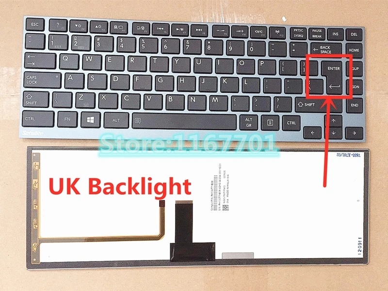 

New org Laptop/Notebook US/UK/EU Backlight Keyboard For Toshiba Z830 Z835 Z930 U800 U800w U840 U900 U920t U930 U945