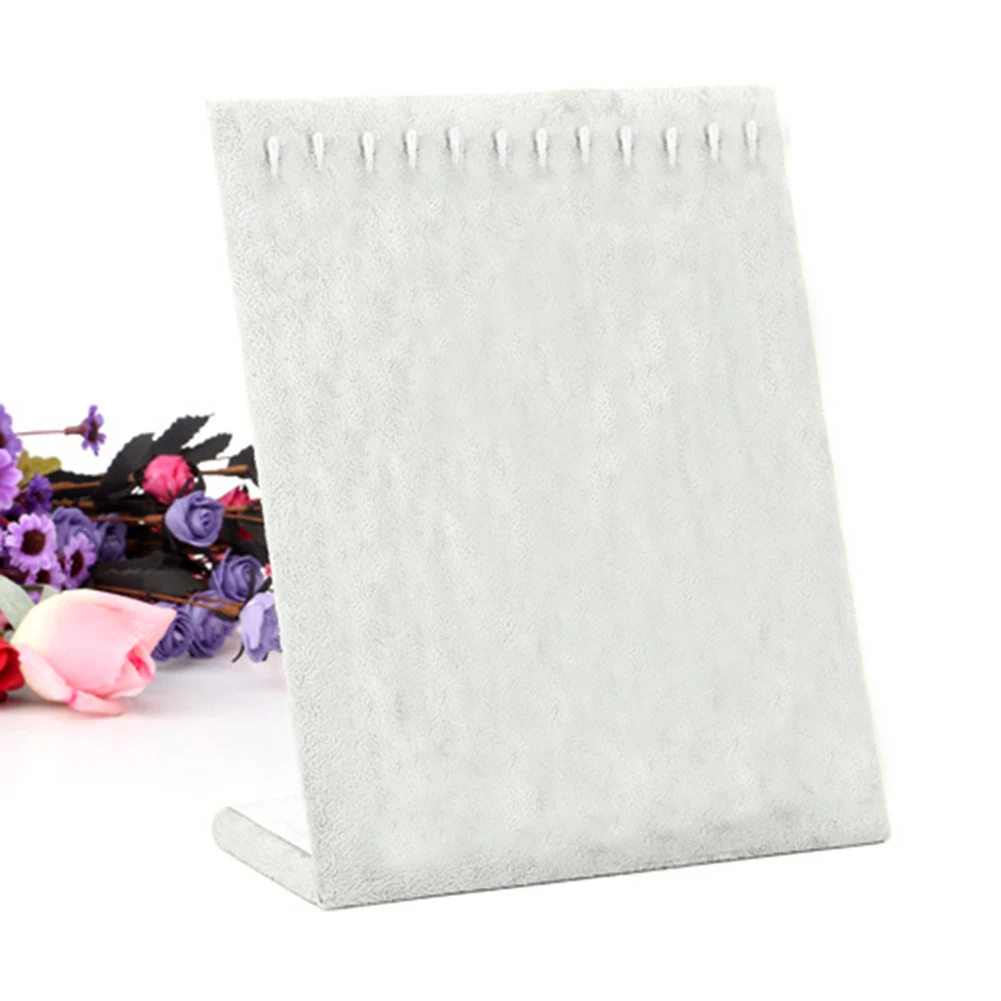 Органайзер для ювелирных изделий бархатное ожерелье цепочка держатель браслета