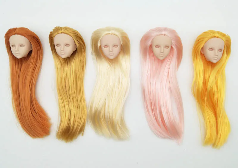 Мягкая пластиковая голова для макияжа для куклы 11.5" Dollhouse 1/6 BJD Practicing Without Eye Kids Toy on