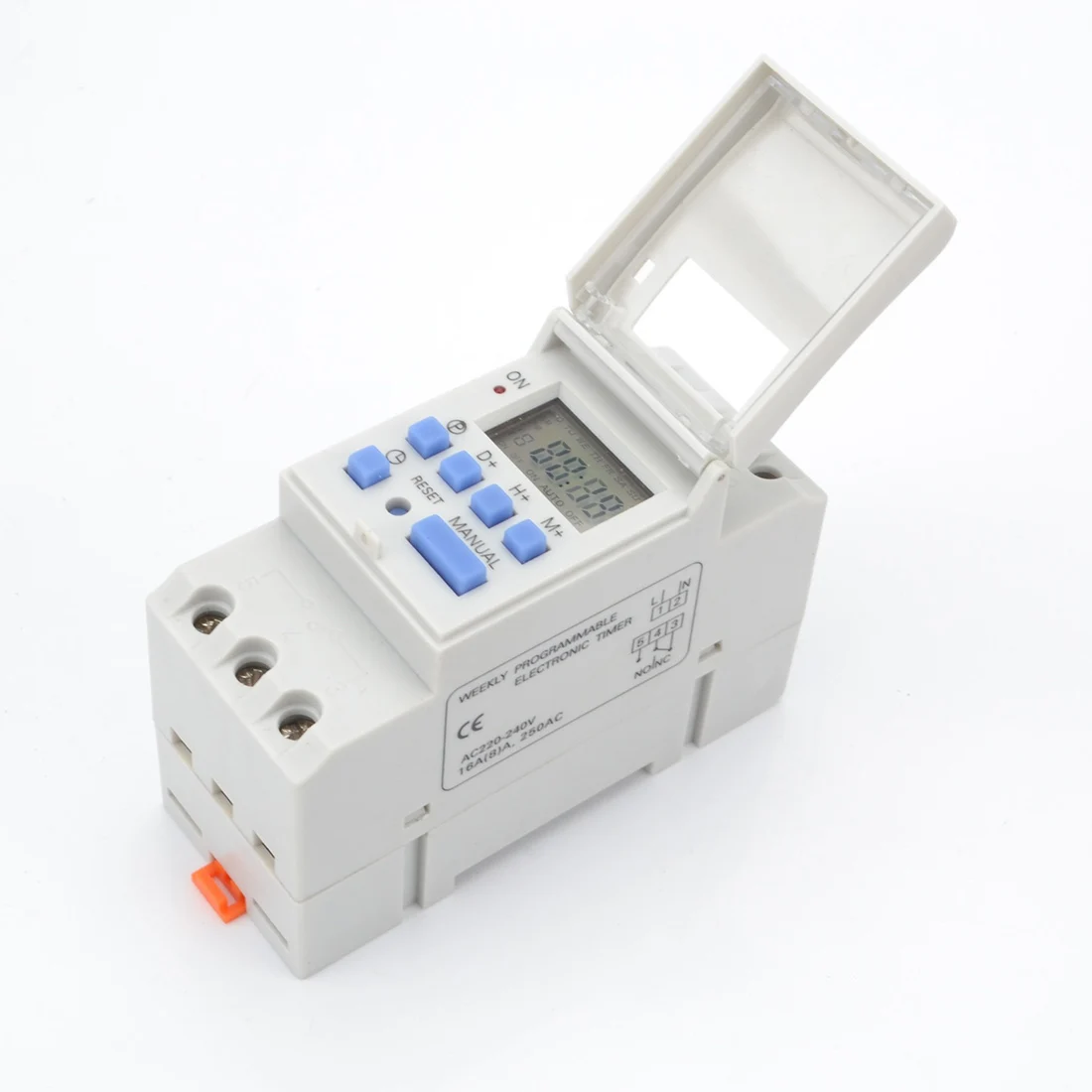 7 Days Programmable Digital Timer Switch Relay Control 220V 230V 6A 10A 16A 20A 25A 30A Electronic Weekly Home Timing Socket 1pc lcd display switch weekly programmable electronic relay time switch timer