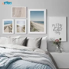 Океан волна пляж Природный Пейзаж Плакат скандинавский настенный художественный холст картина цитаты и принты морские украшения картины