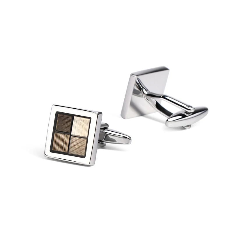 Kaidvll новинка запонки мужские Роскошные синие белые квадратные