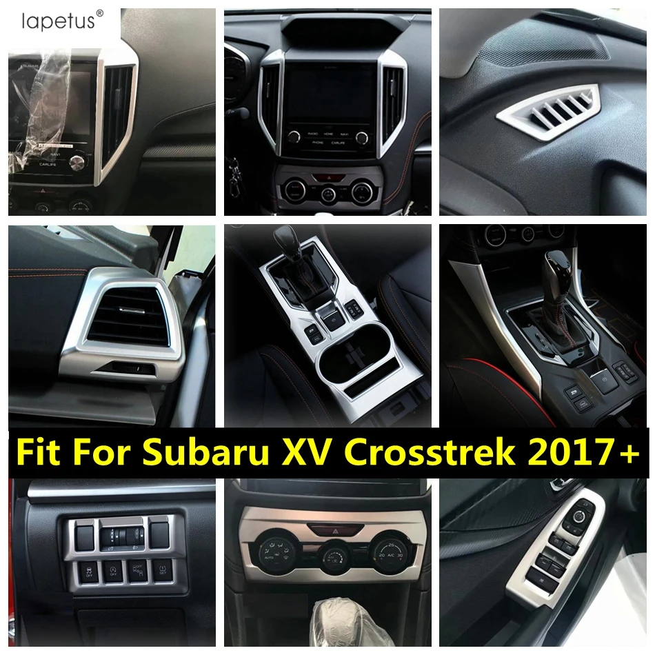 Матовые аксессуары Lapetus для Subaru XV Crosstrek 2017-2021 кнопка передних фар из