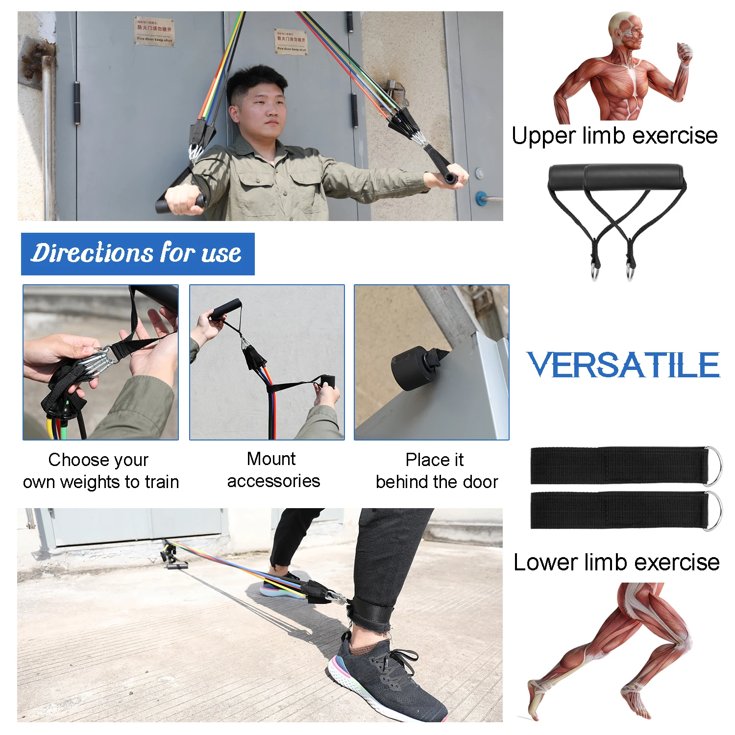 Эластичные ленты для фитнеса йоги 11 шт./компл. | Спорт и развлечения