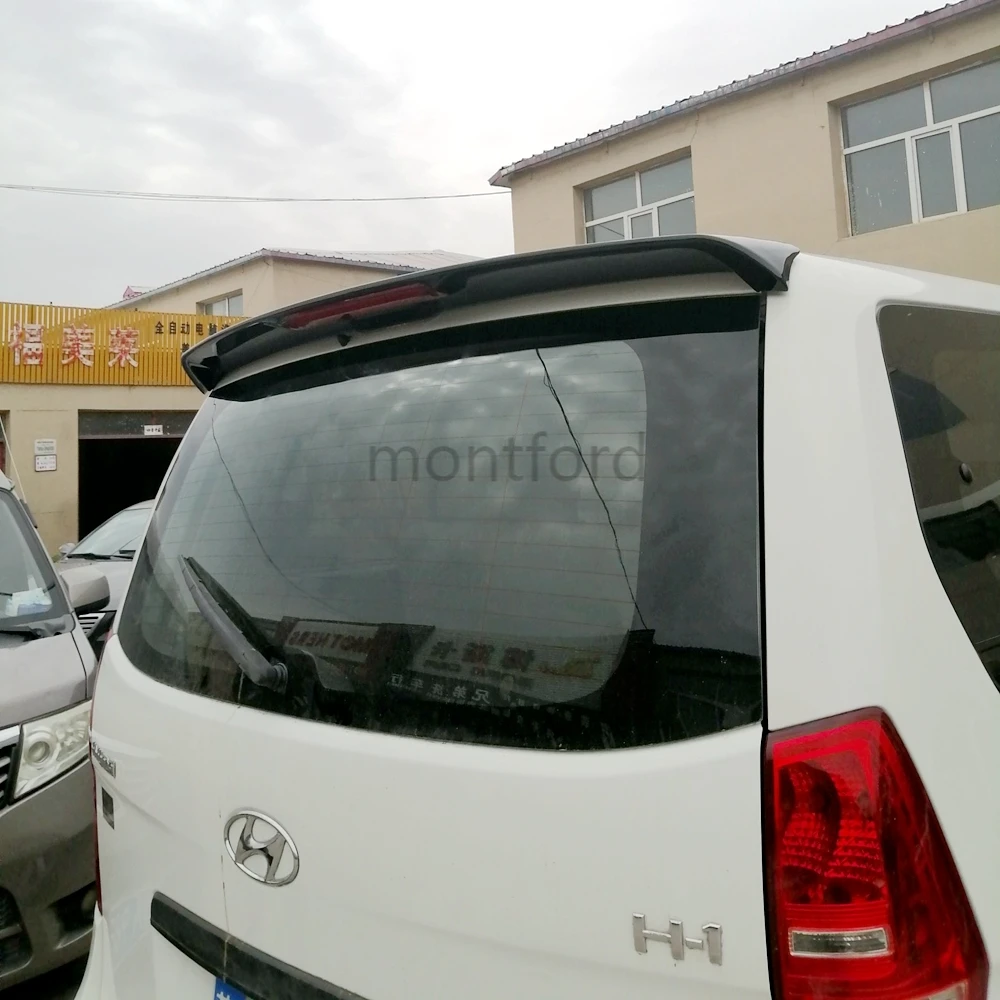 

Автомобильный Стайлинг, высококачественный задний спойлер из АБС-пластика Неокрашенный, украшение крыла багажника для Hyundai H-1 Wagon спойлер