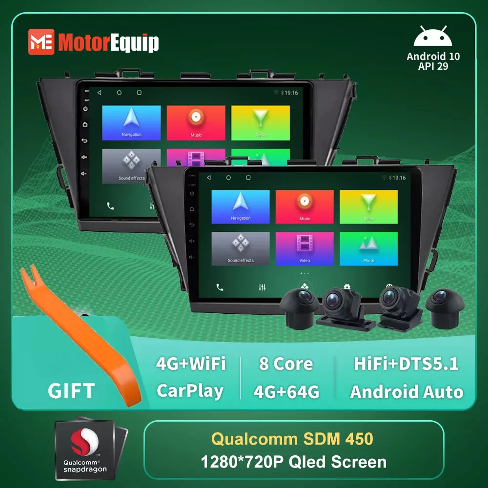 

4G 128G Android Car Radio for Toyota Prius V Plus Alpha 2012-2015 Autoradio RHD LHD Multimedia Video Player Navigation GPS 2din