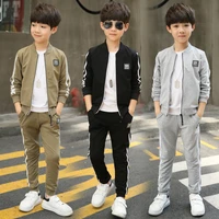 new spring 4 12 years boys clothing sets teenagers baby boys sports clothing school kids suit sets uniform boys jackets pants