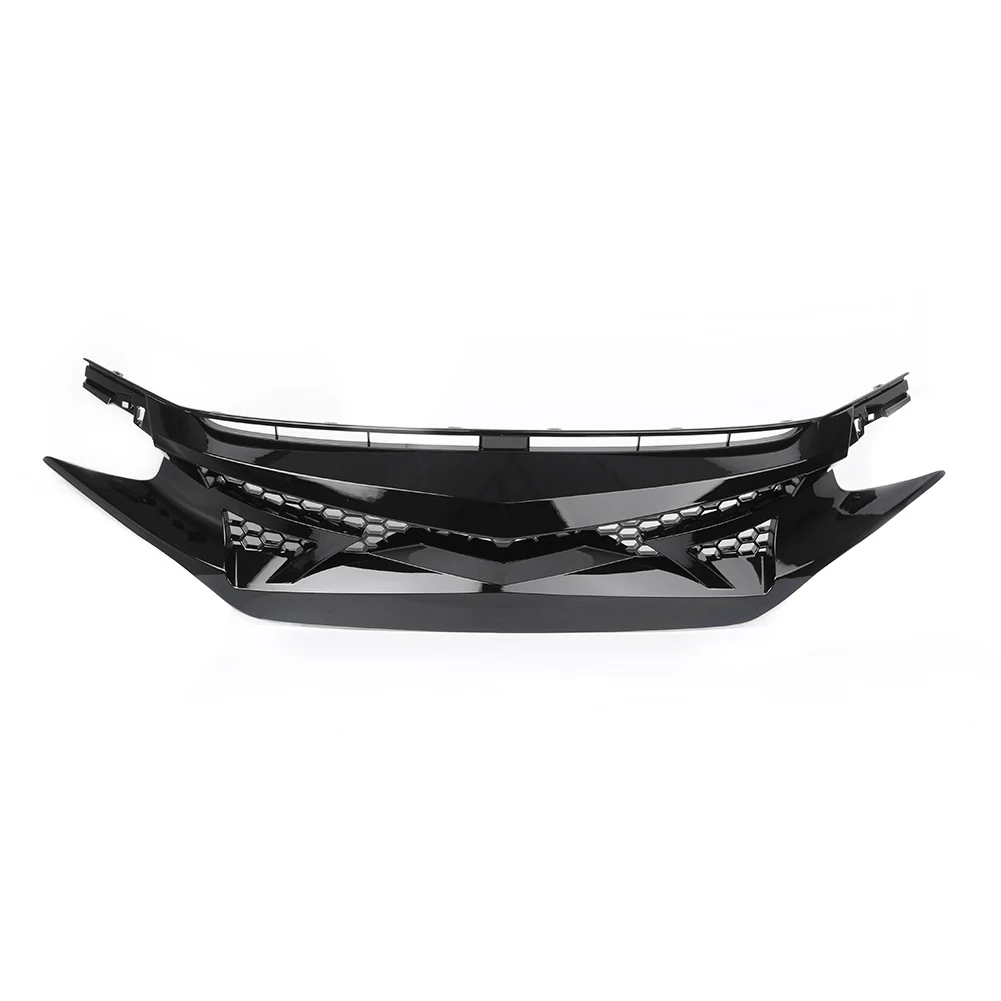 Передняя решетка на решетку капота для Honda Civic 10th Gen FK8 Type R 2016 2017 2018 2019 2020