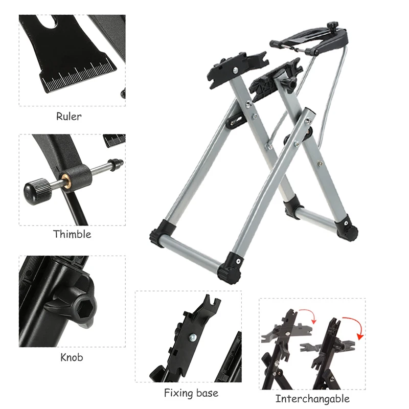 

Hot-Home Mechanic Bicycle Wheel Truing Stand Wheel Maintenance Home Truing Stand Holder Support Bike Repair Tool