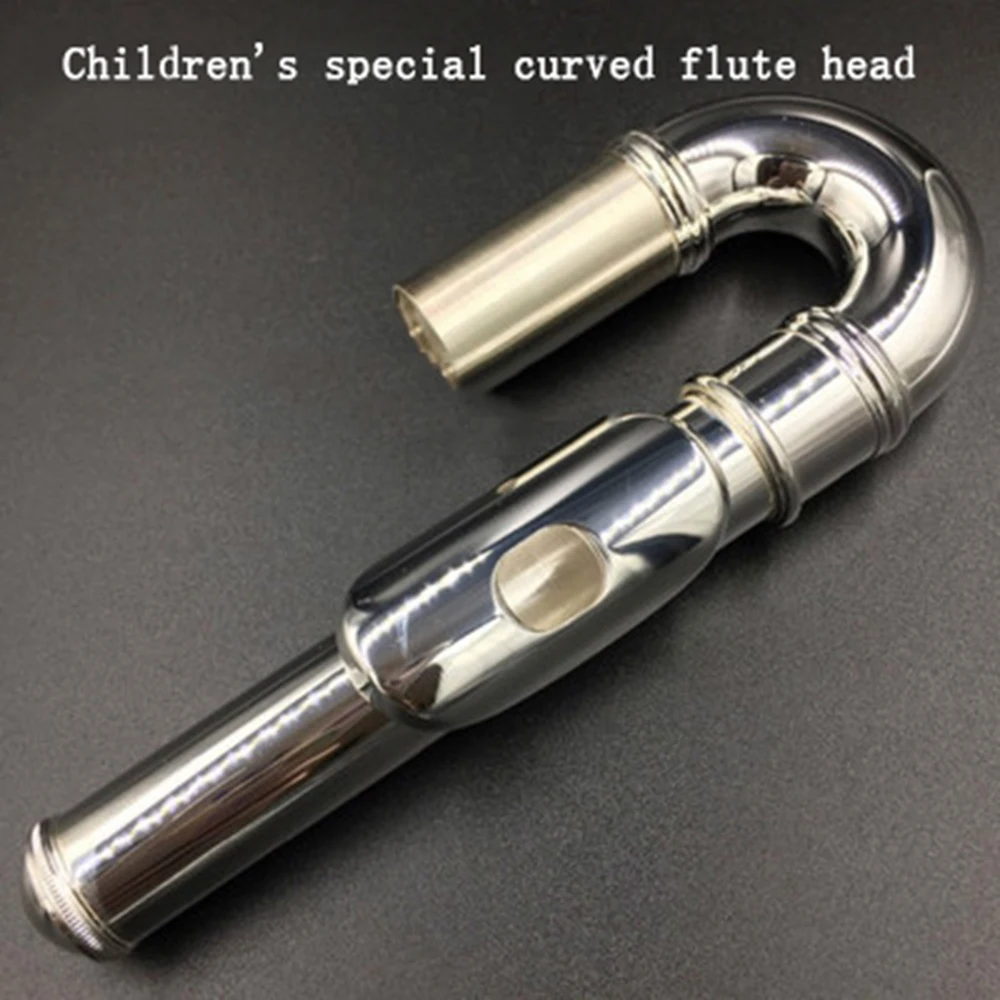 Флейта головка Посеребренная флейта голова мундштук принадлежности для флейты
