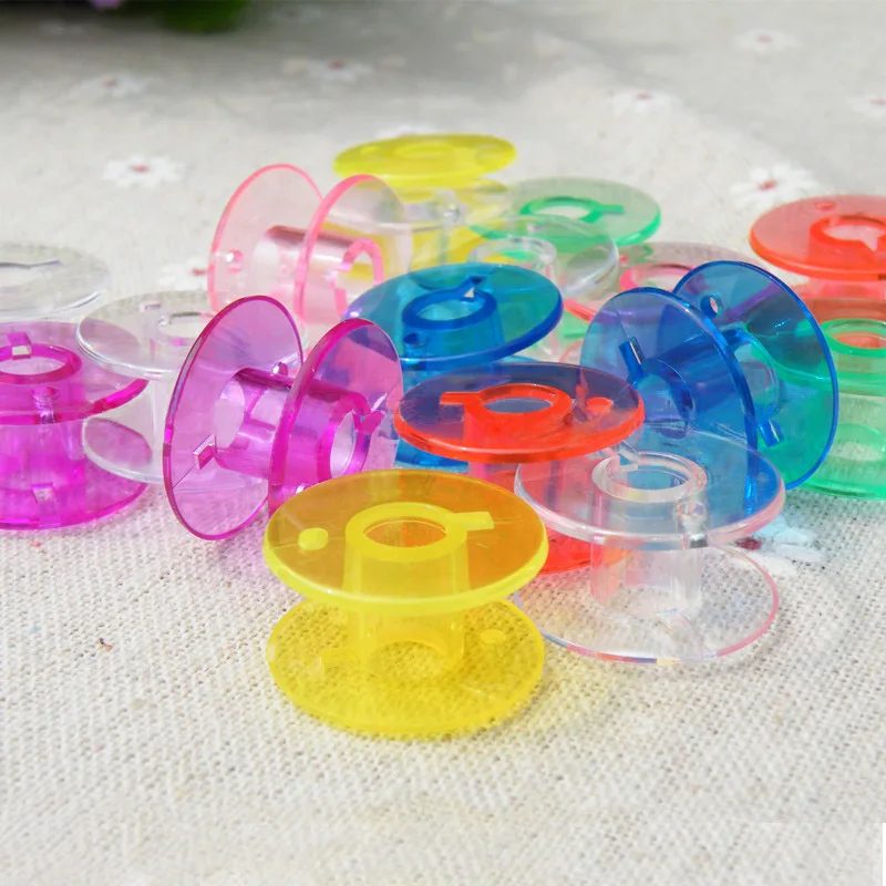 

30Pcs Empty Bobbin Sewing Tools Accessory Sewing Machines Bobbins Clothes SupplIies Multifunction Clear Plastic Spools