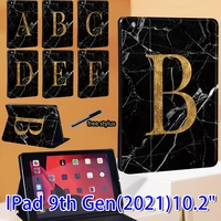 tablet case for funda tablet ipad 9th 10 2 inch 2021 pu leather folding stand cover for ipad 9th generation