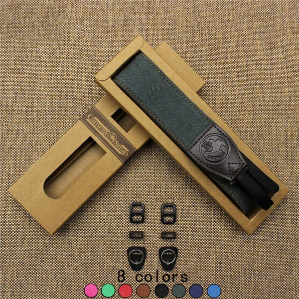 Регулируемый ремень для фотокамеры в этническом стиле наплечный из воловьей