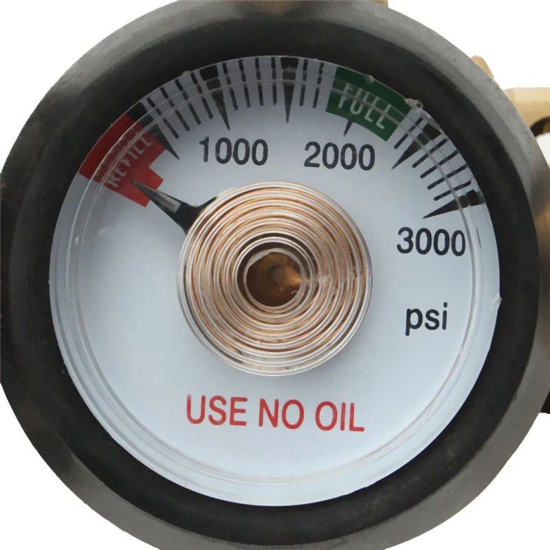 Регулятор Гелиевого бака клапан наполнителя для воздушных шаров с манометром Pkg/1