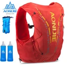 AONIJIE Улучшенная кожа 12 л гидратационная сумка дышащий уличный рюкзак Сверхлегкий походный марафон беговой воды пузырь фляга