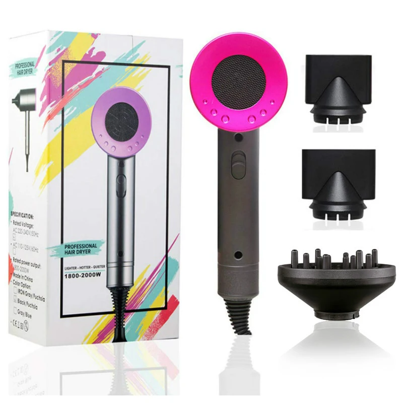 

2000W Professional Hair Dryer Strong Wind Salon Dryer Hot &Cold Dry Hair Negative Ionic Hammer Blower Electric Hair Dryer