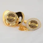 MIYOCAR на заказ любой тест крутая леопардовая Золотая блестящая соска и соска клипса черный BPA бесплатно пустышка bling уникальный дизайн P-LEO