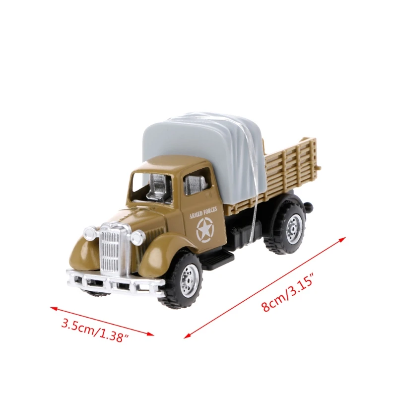 

Operation Van Vintage Vehicles Model Kids Playing Car Toy Roleplay Action 4 COLOR