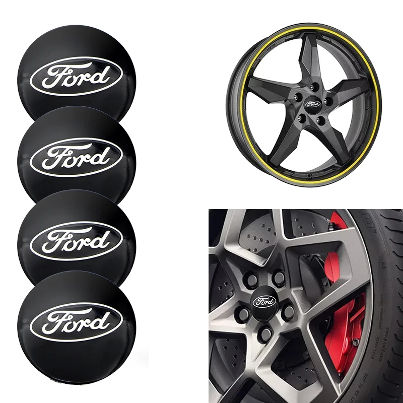 4 шт. 56 мм наклейка колпачки для ступицы колеса Пылезащитная Эмблема Fords Focus 2 3 1 MK2