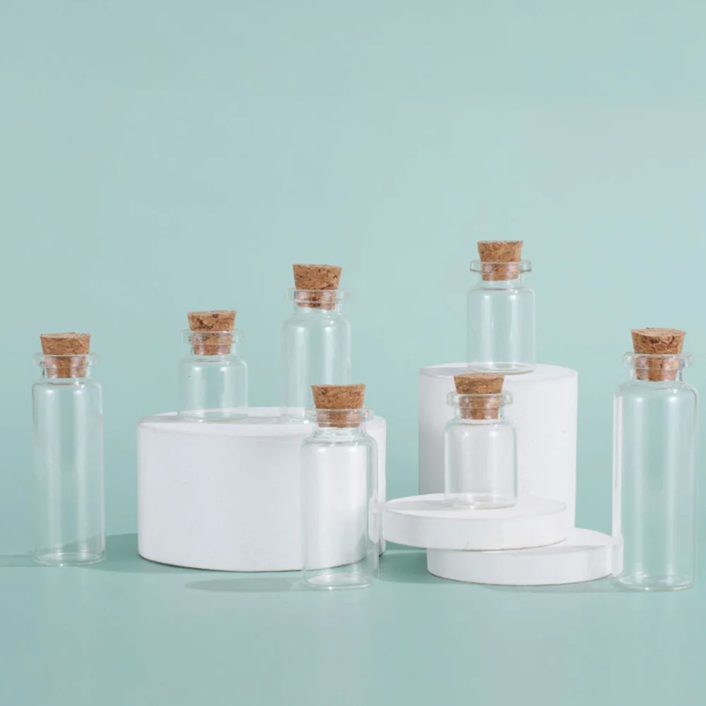 

25pcs Wishing Bottle DIY Wishing Bottle Mini Delicate Wishing Bottle (White)