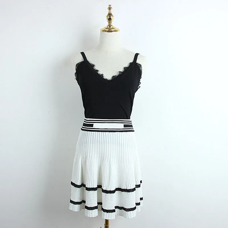 Женский весенний и летний кружевной кардиган на бретельках с v образным вырезом