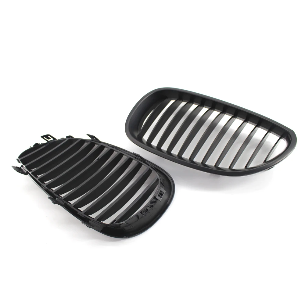 Автомобильная Передняя ножевая решетка бампер ножевые решетки матовые черные в