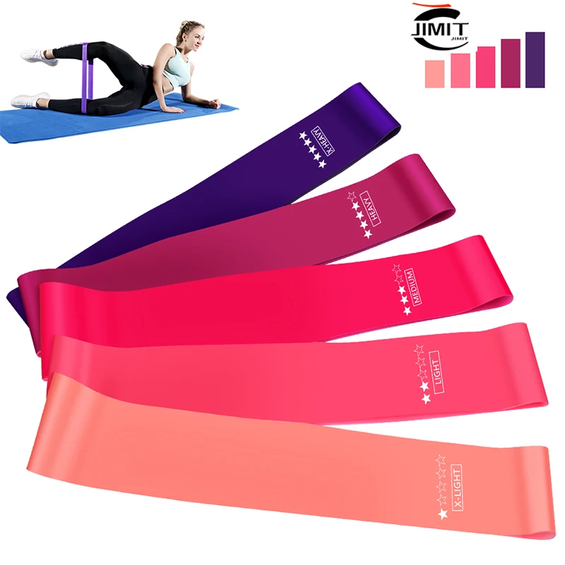 

Yoga Pilates Elastic Expander Drag Tension Band Annular Latex Elastic Ring Men Women Squat Hip Bending Exercise Equipment