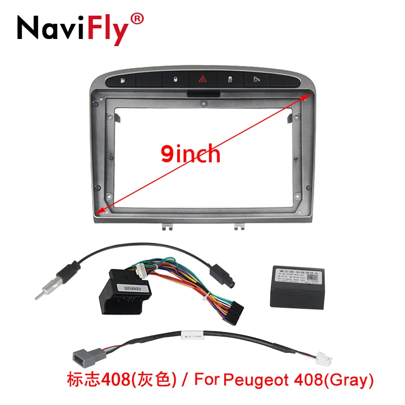 Navifly Android Автомобильный GPS навигатор рамка для Peugeot 408 308 308SW 2010-2016 | Автомобили и