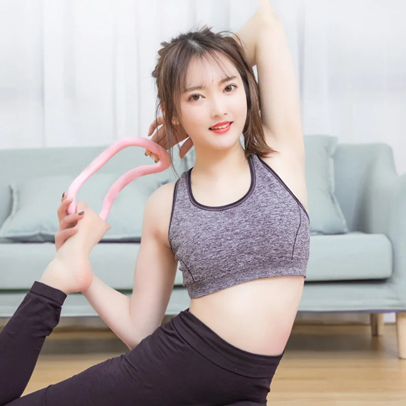 Кольцо для йоги и пилатеса кольцо тренировок с петлей в форме плеч бодибилдинга