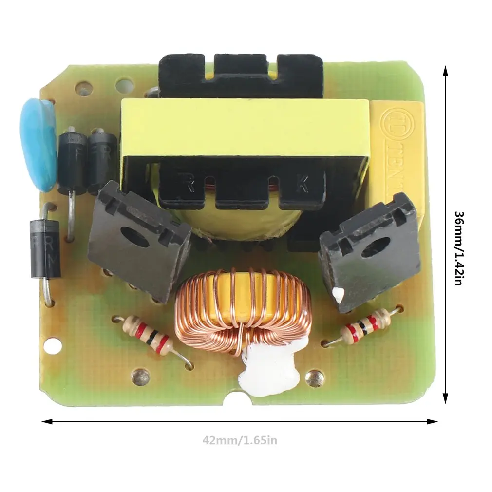 DC-AC/DC инвертор от 12 В до 220 Повышающий Модуль питания 40 Вт двухканальный обратный