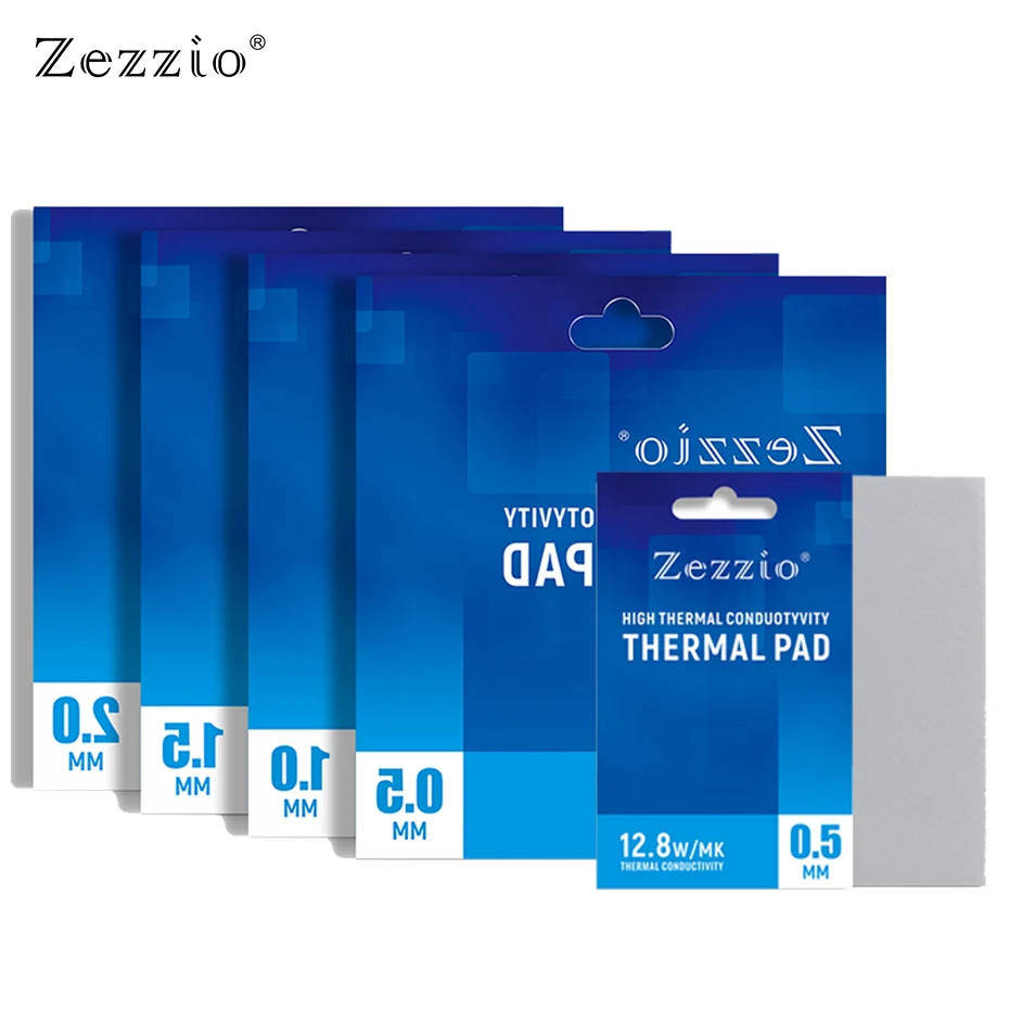 Zezzio Термальность проводящая Силиконовая накладка для Процессор GPU электронный