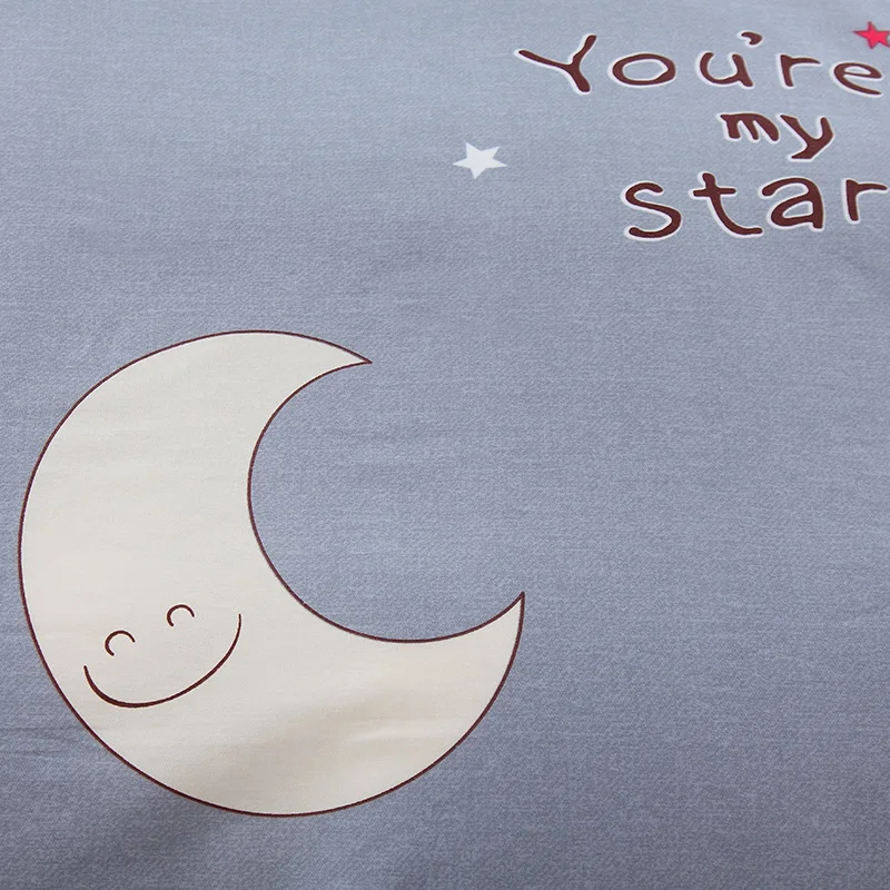 

White Pure cotton fitted sheet star style fitted cover twin full double queen king size bed sheet stripe color elastic bed cover