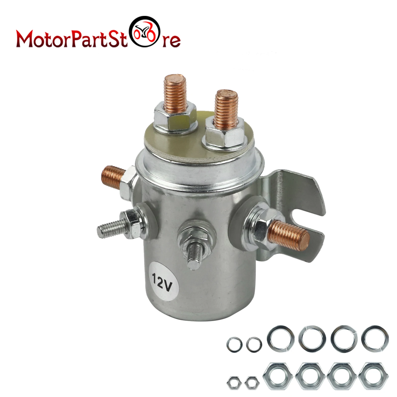 Стартовое реле, соленоид непрерывной работы, 6 контактов, 12 В, для морской тележки для гольфа, лебедка, мотор, автокран, промышленный, морской