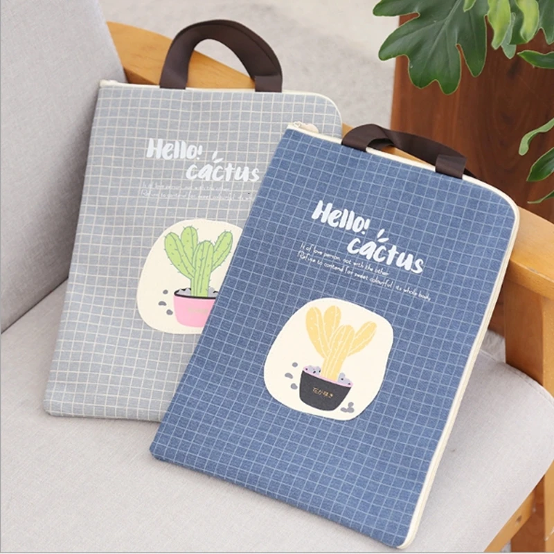 Большая Холщовая Сумка-тоут папка для документов деловой портфель бумажная