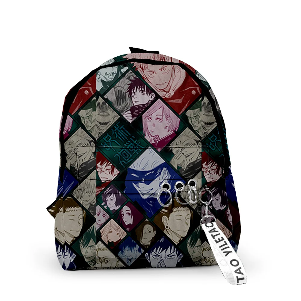 

New Printed 3D Anime Backpacks Jujutsu Kaisen Merch Men Women Harajuku School Bags Travel Bags Teenage Notebook Ninja Backpack