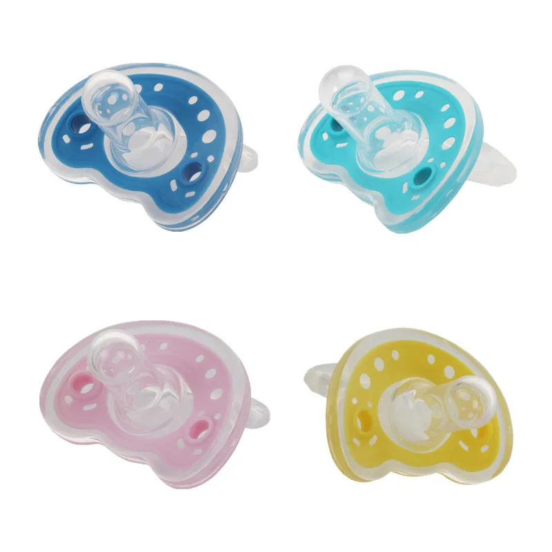

Nipple Baby Pacifier for Baby Food Grade Silicone Safety Teat Soother Nippler Infant Grind Teeth Training Chew Teething Gel Toy