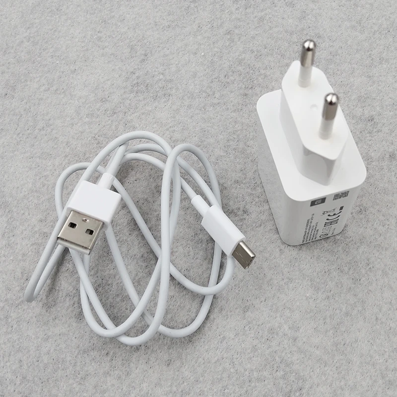 

Original Xiaomi Fast Charger QC3.0 18W Fast Charge Adapter Type C Cable For Mi 6 8 9 Se A3 Lite CC9 Pro F1 Redmi note 7 8 9 Pro