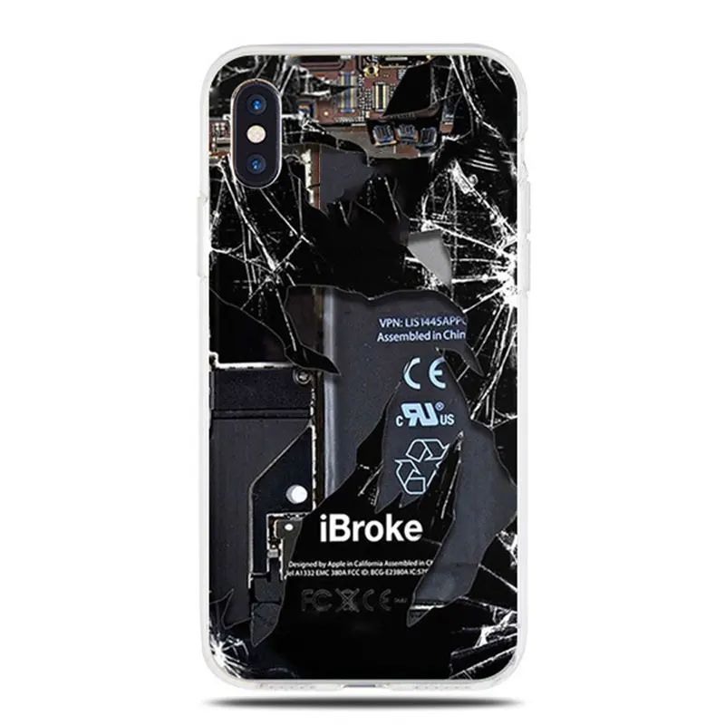 MS013 Чехол с забавным узором для iPhone 7, 6s, 6, 8 Plus, XS, 11 Pro, Max, забавная лента для камеры, чехол из ТПУ для iPhone 8 Plus, X, 5S, XR, чехол - Цвет: MS013