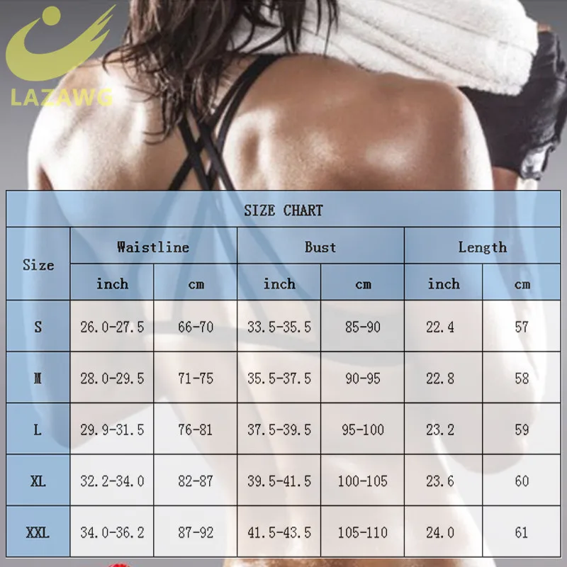 LAZAWG Women Hot Neoprene Vest Slimming Sweat Top Short Sleeve Workout Thermo Top Sauna Sweat Shirt Fat Burn Tops Weight Loss