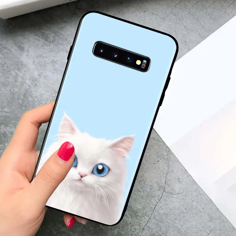 

Lovely Cat for Samsung S20 FE Ultra Plus A91 A81 A71 A51 A41 A31 A21 A11 A12 A72 A52 A42 A32 A12 Phone Case