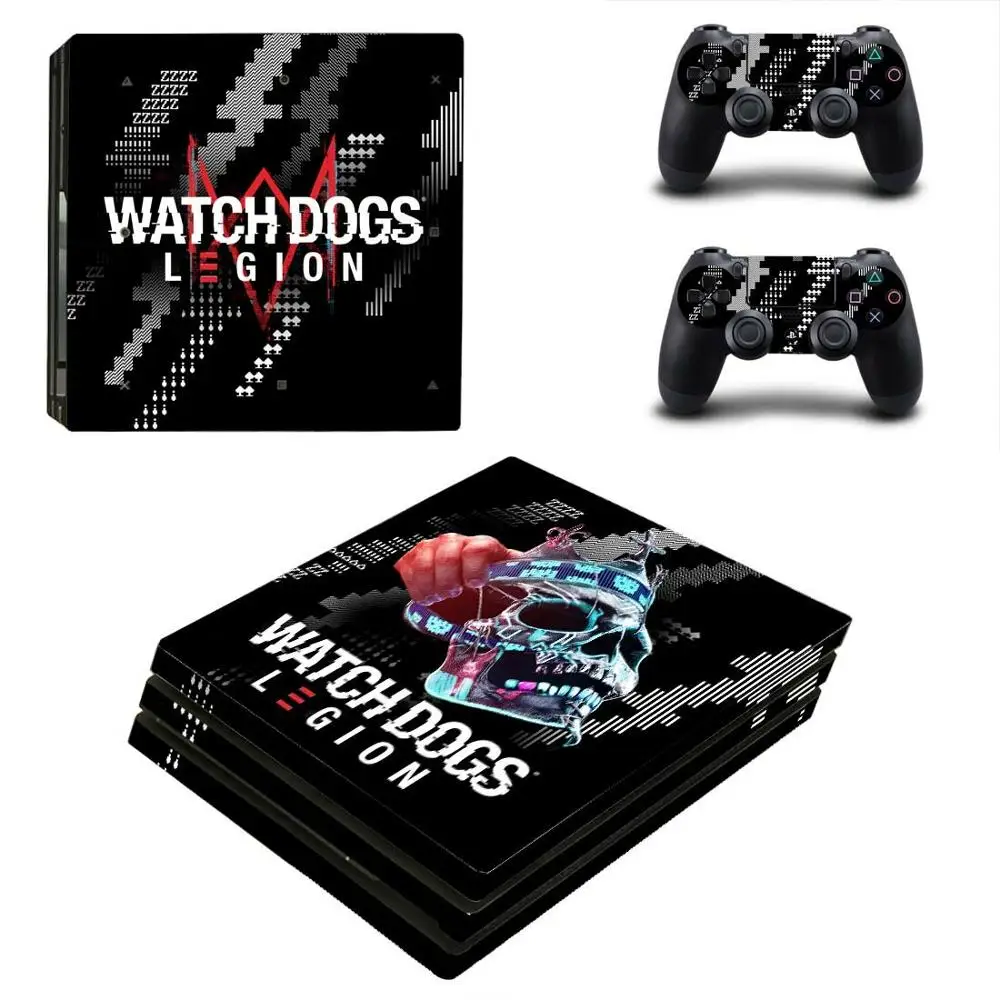 PS4 Pro наклейка s Watch Dogs: Legion Play station 4 на кожу Стикеры для playstation консоль и