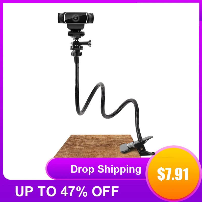 Веб камера стенд гибкий Камера зажим для настольного ПК веб камеры подставка s