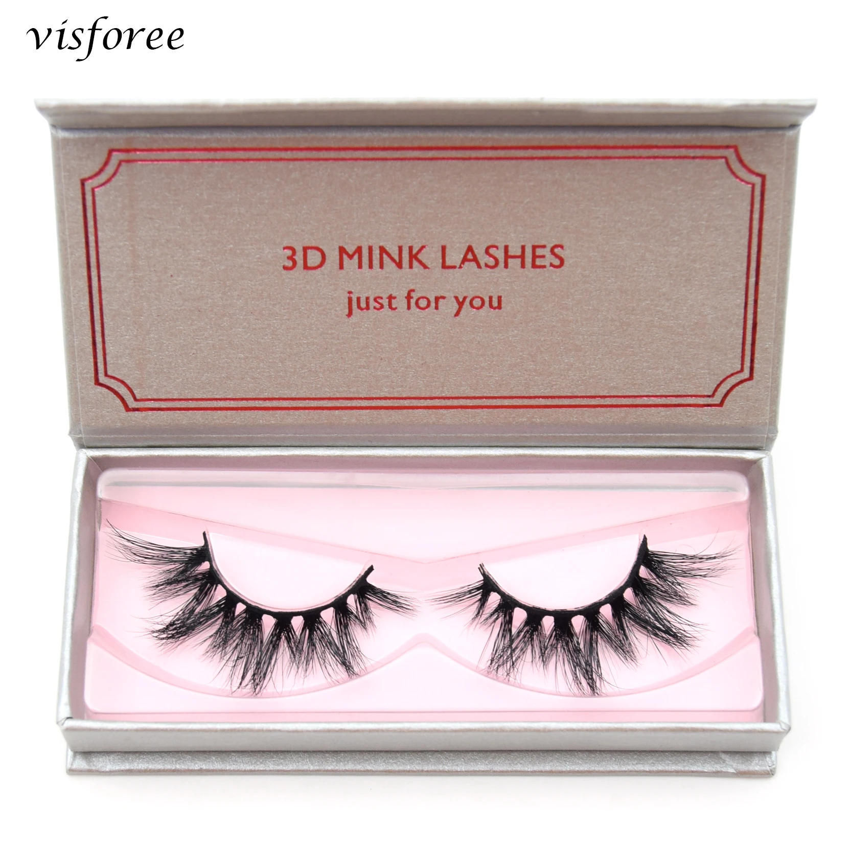 3D норковые ресницы Visofree без жестокости многоразовые густые накладные ручной