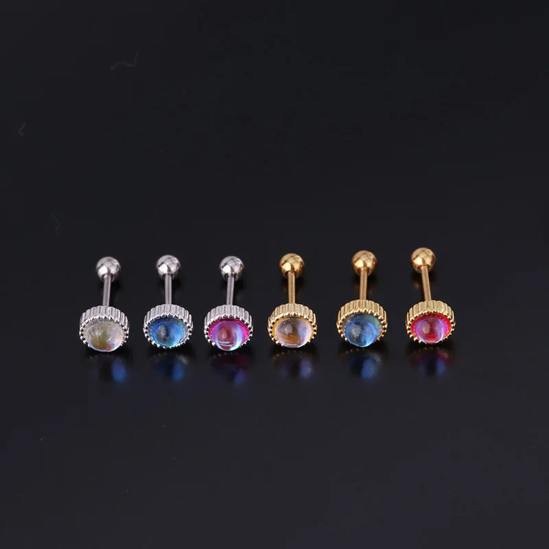 

2021 1pc New Sprring Cz Septum Piercing Helixcing Earrings Zircon Ear Ring Helix Piercing Jewelry Gift
