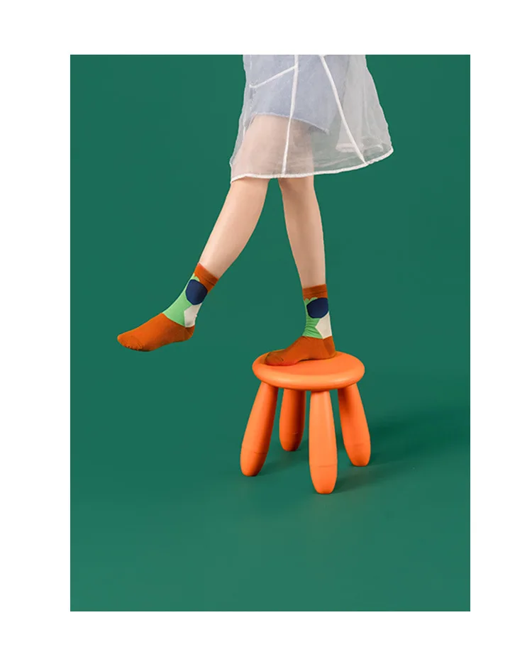 5 пар в партии зима осень модные женские носки милые хлопковые носки