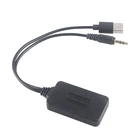Для BMW E90 E91 E92 E93 Bluetooth приемник Walkie Talkie автомобильное радио 3,5 мм разъем AUX-IN подключения к разъему Aux BT5.0 подходит для ответа на звонки и прослушивания музыки адаптер