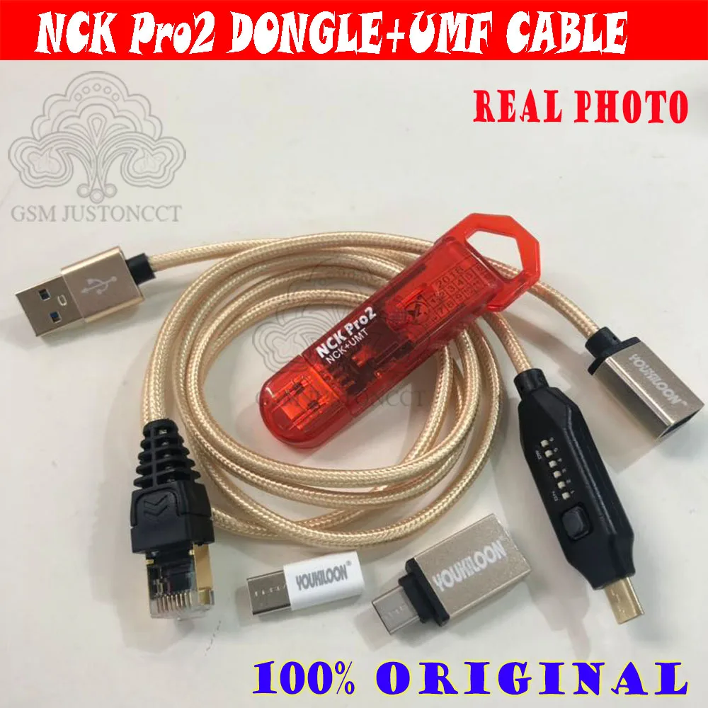 News NCK Pro 2 Dongle ( NCK DONGLE+ UMT DONGLE 2 in 1 ) nck dongle + umt dongle + UMF ALL Boot cable