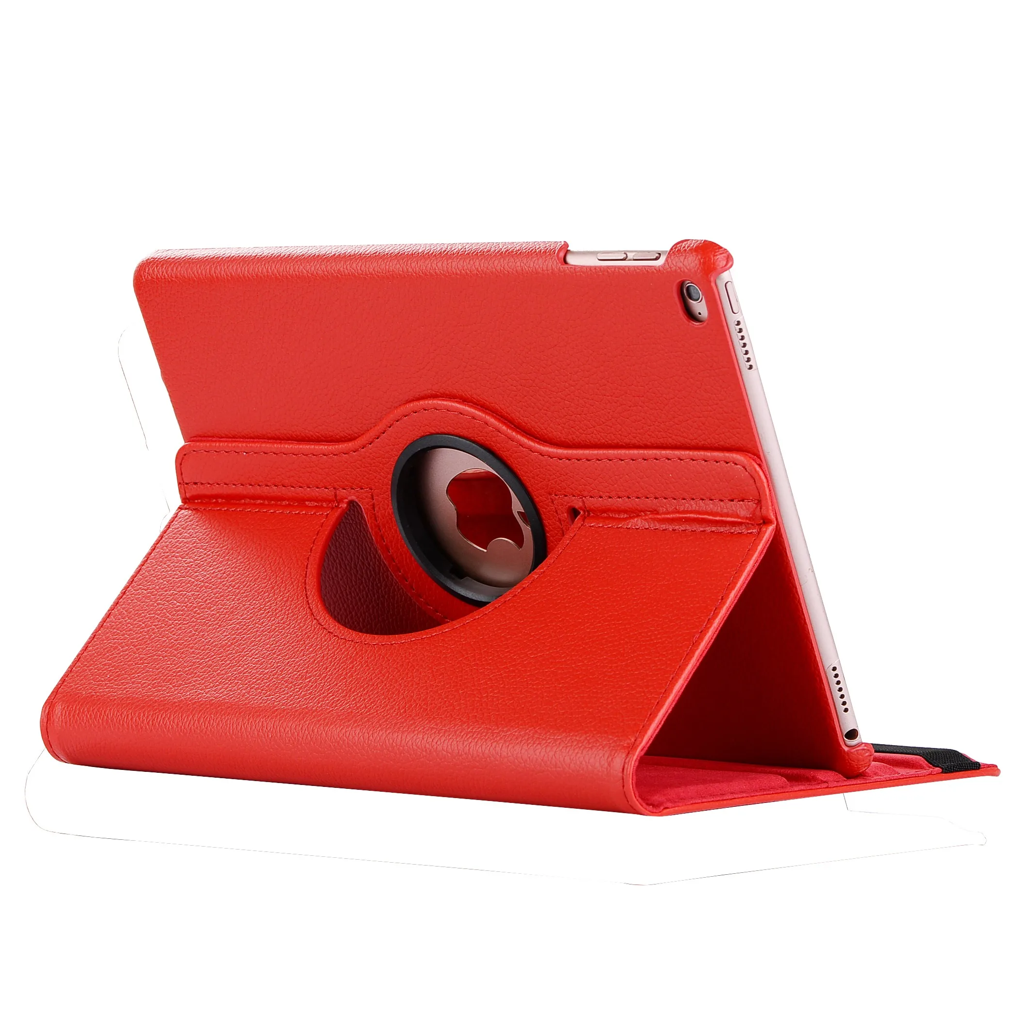 Red Для iPad Air 2 Air iPad(1 шт.) 9,7 чехол Крышка A1822 A1823 A1893 A1954 5th 6th поколения Чехол 360 градусов вращающийся Funda - Цвет: Red
